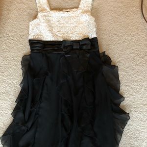 Black and white dress
